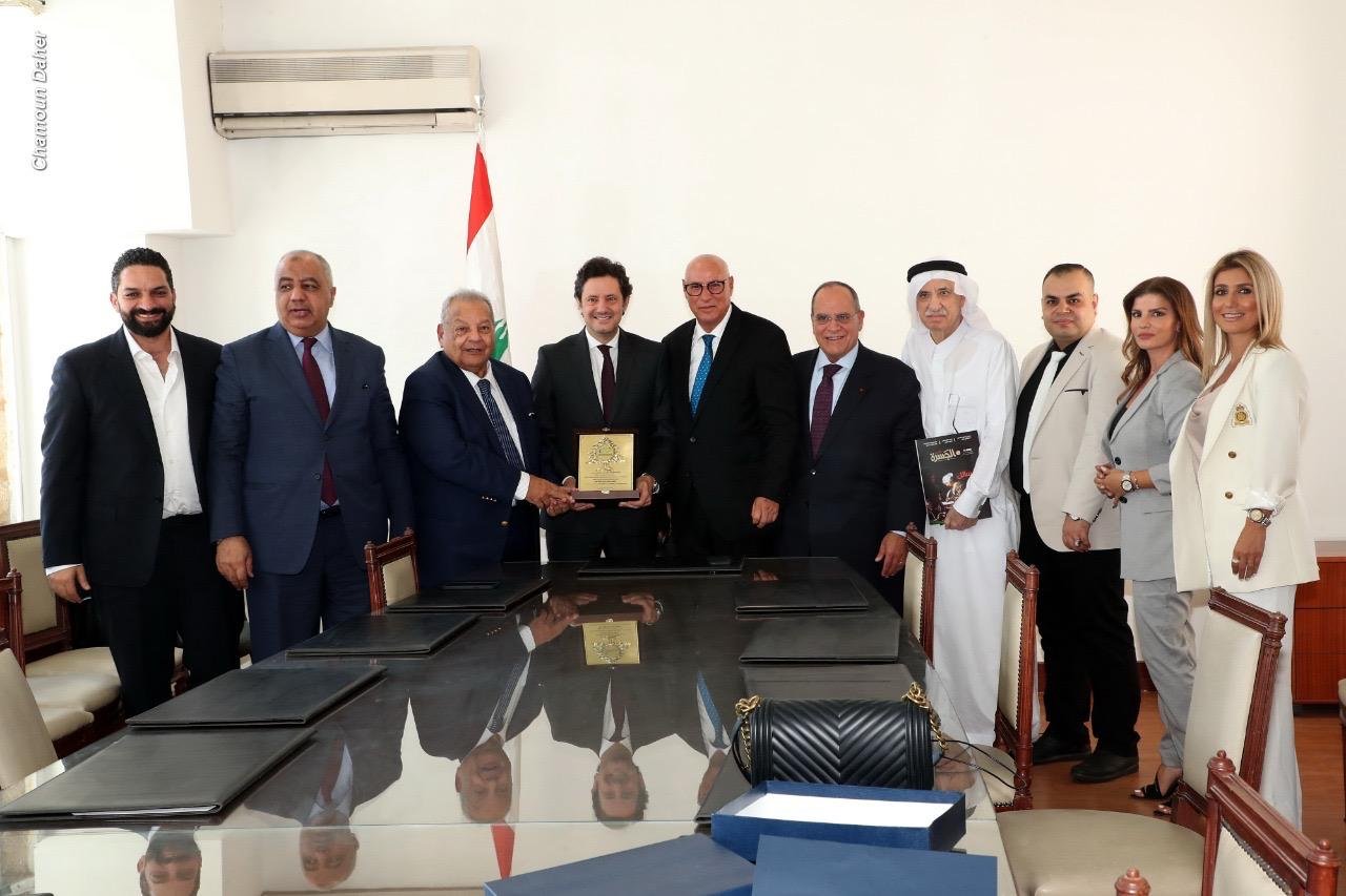 مشاركتي ضمن وفد الاتحاد العام للمنتجين العرب في إعلان افتتاح مقر بيروت رسميًا